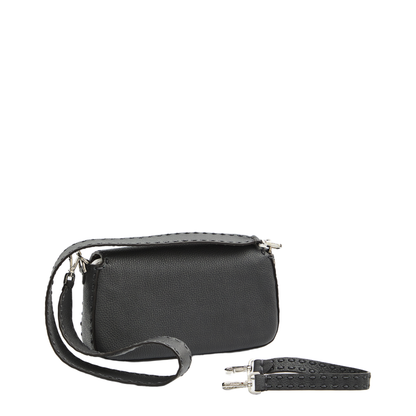 Baguette Bag in Gray Selleria Leather