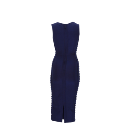 MAYFEYR - NJ COUTURE - Dress With Draped Detail - D354BLU