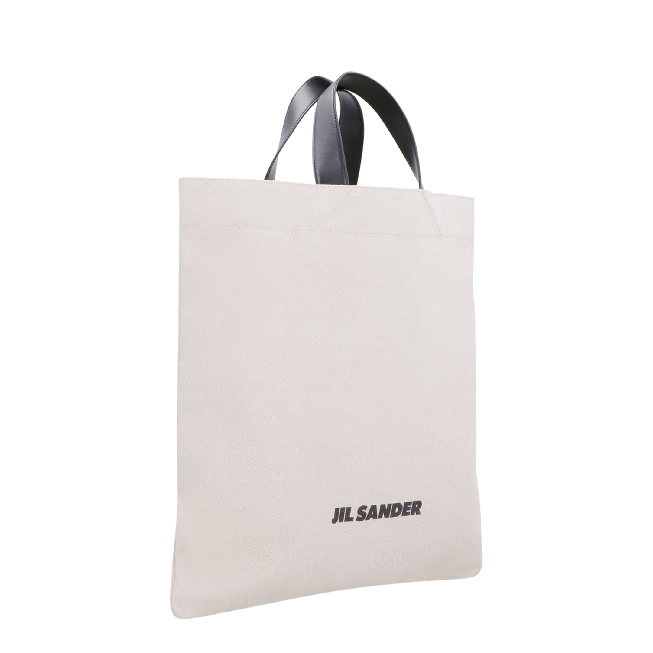 Logo-print Linen Tote Bag
