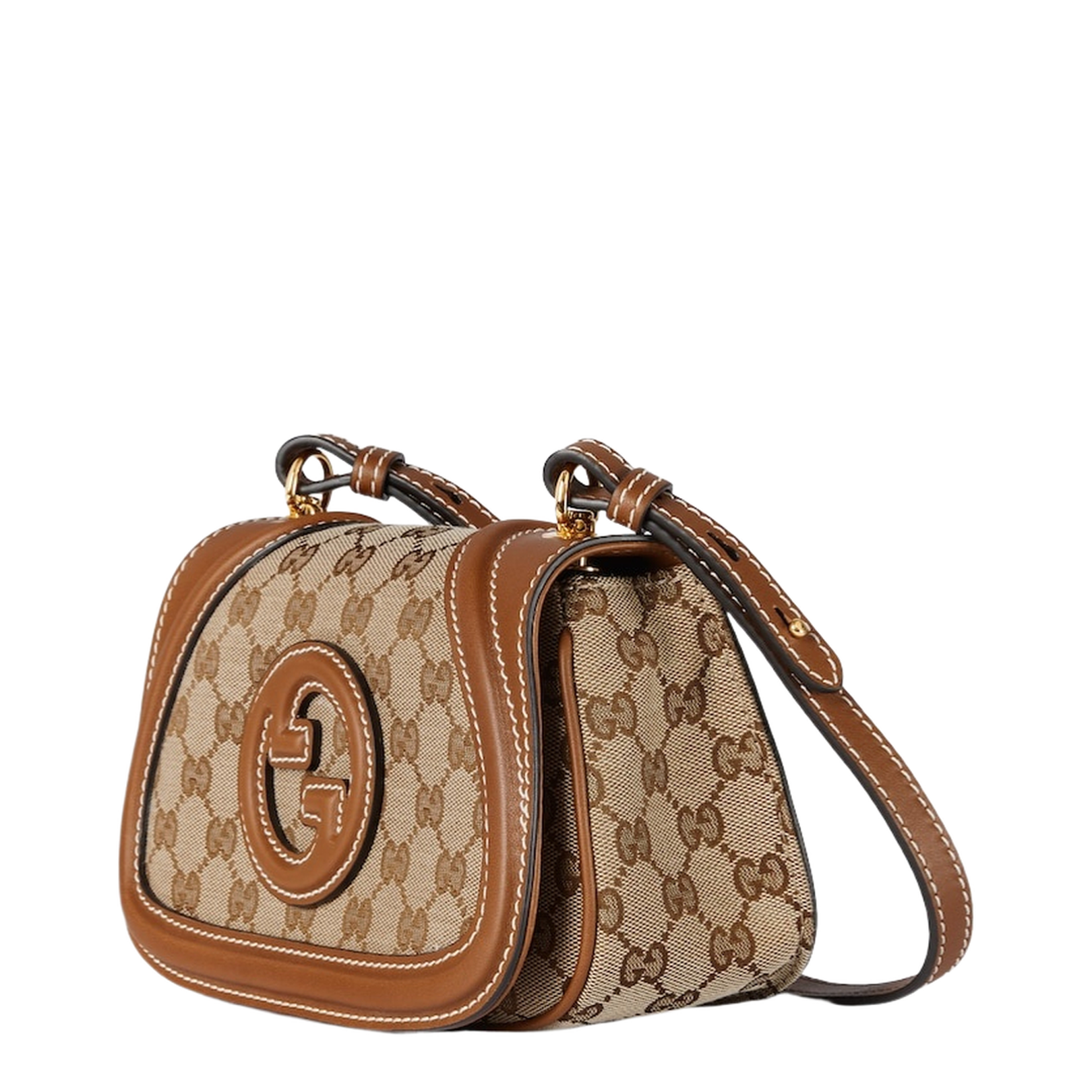 Circular Double G Clasp Bag