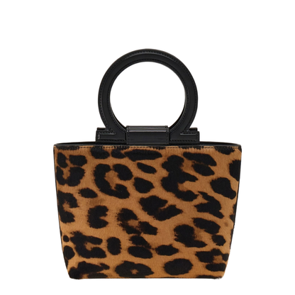 Printed Calf Hair Handbag