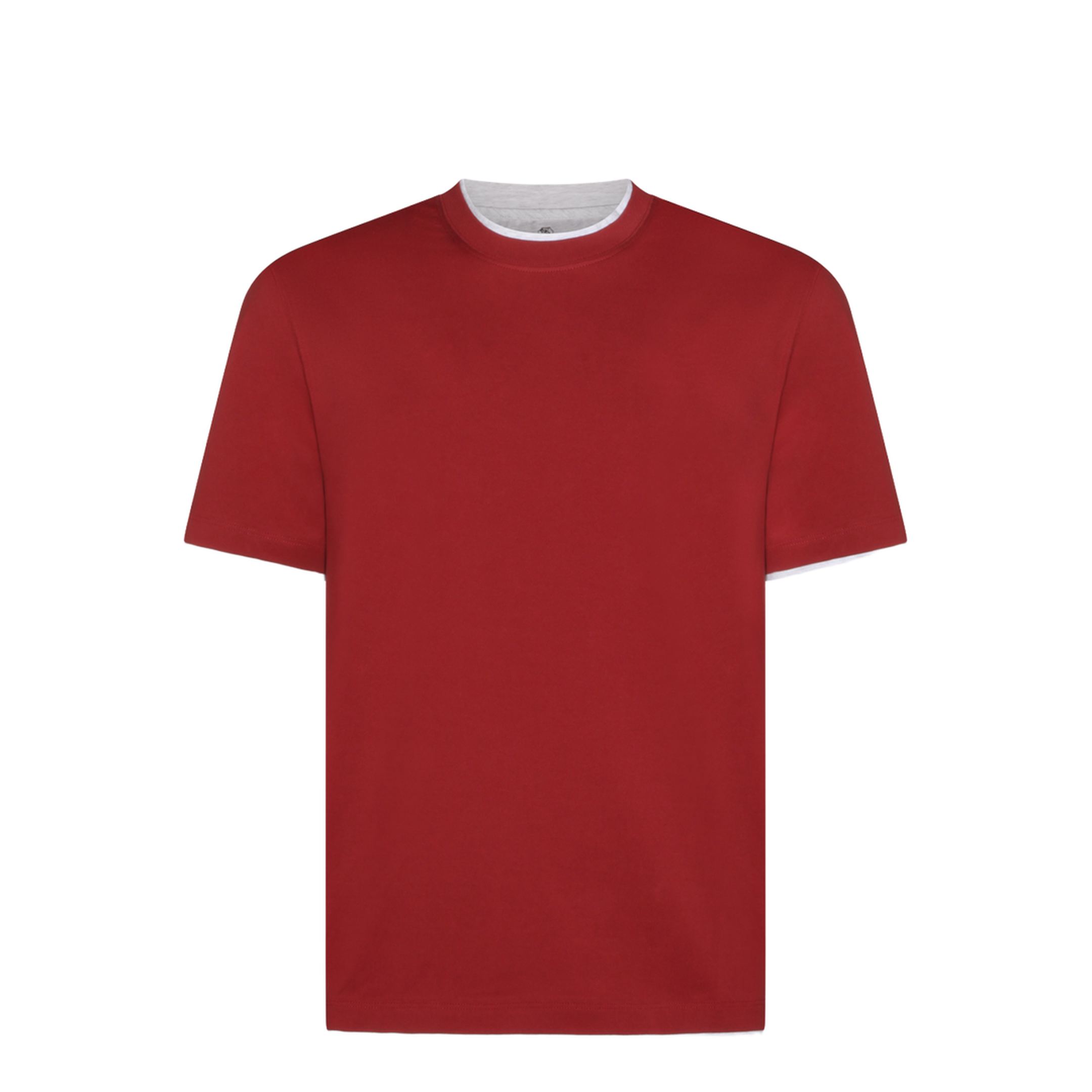 T-Shirt With Faux-Layering