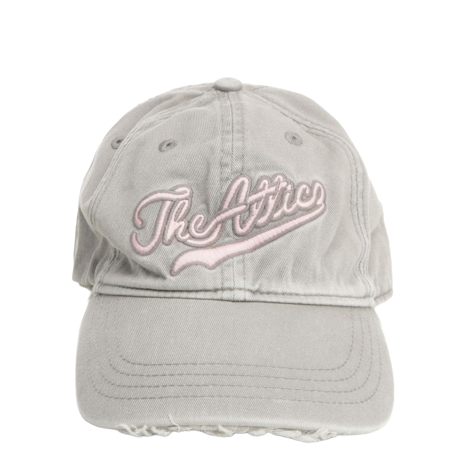 Gray Distressed Cap