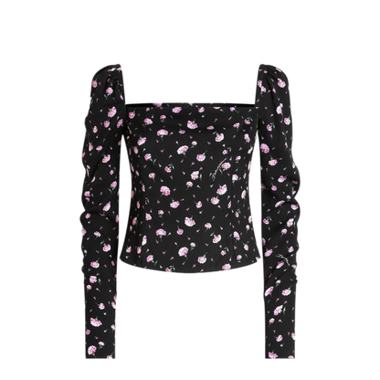 MAYFEYR - Dolce & Gabbana - Carnations-Print Silk Top - F7BH8TFSA8MHN5XX
