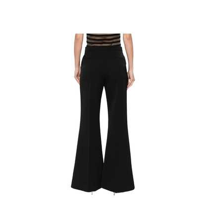 Wool Flared Trousers