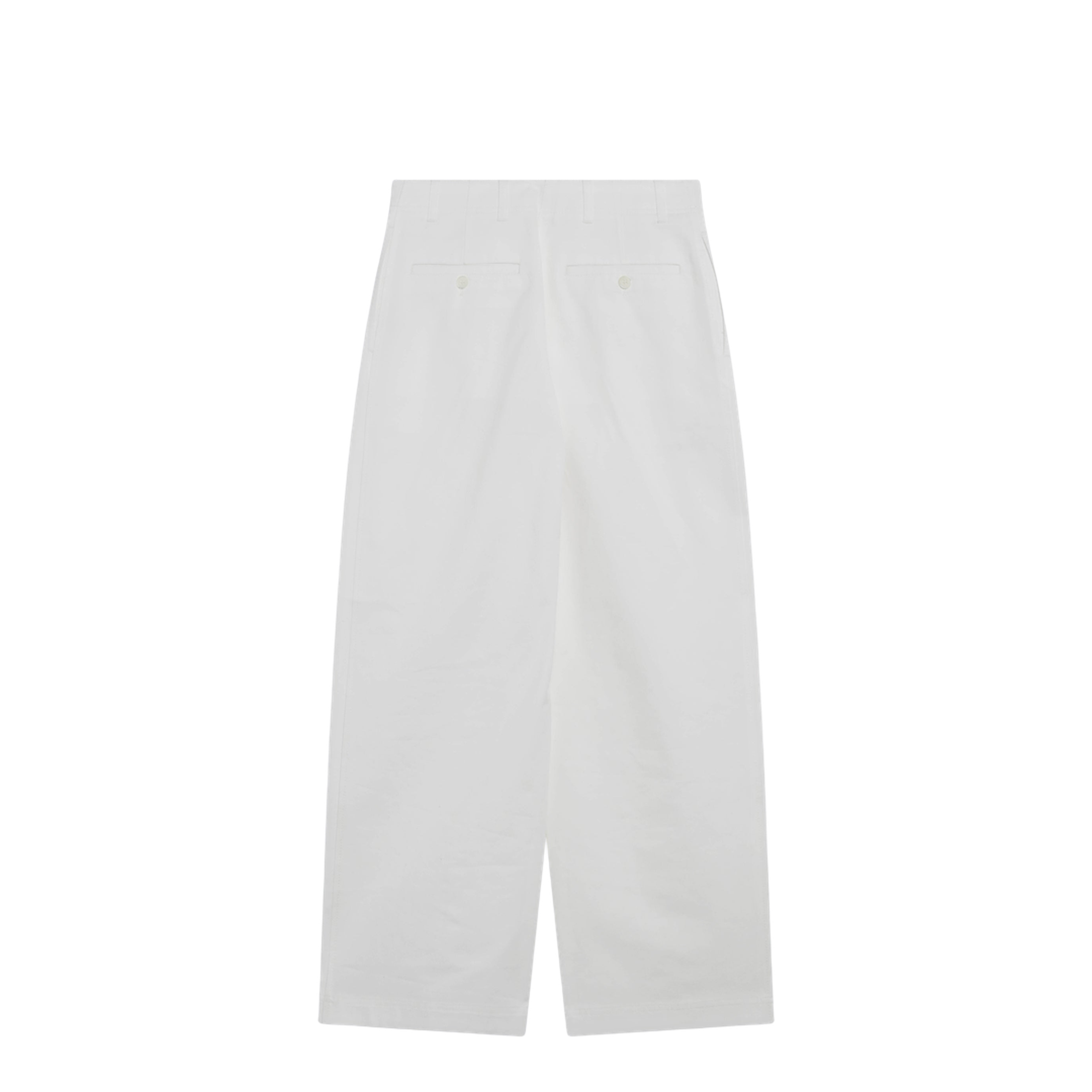 White Cotton Trousers