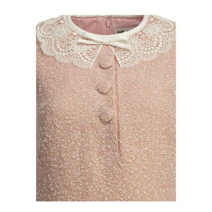MAYFEYR - Self Portrait - Short Boucle Dress - PF26002SCPPINK