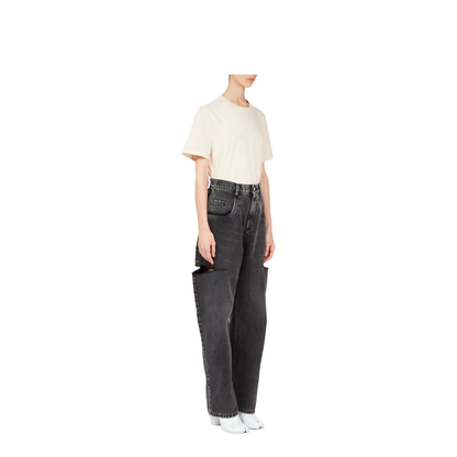 Jeans Con Dettaglio Cut Out