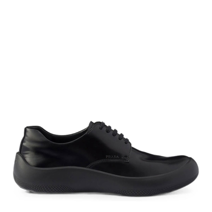 Black Leather Lace Up Shoes
