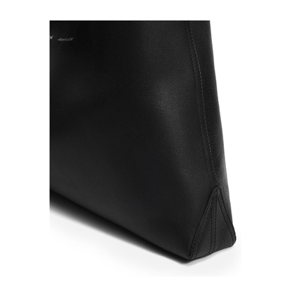 Black Supple Leather Etienne Shoulder Bag