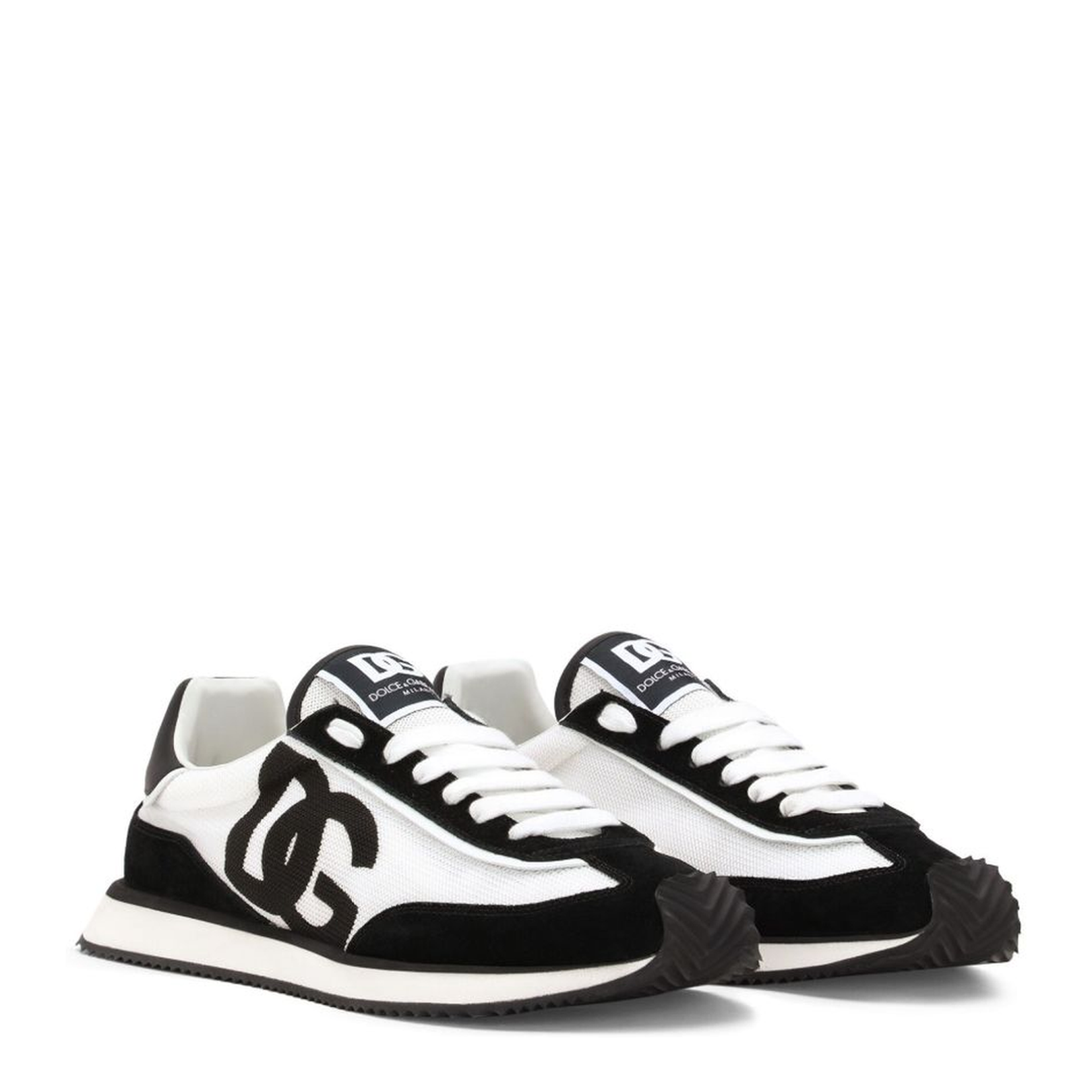 Mixed-material Cushion Sneakers