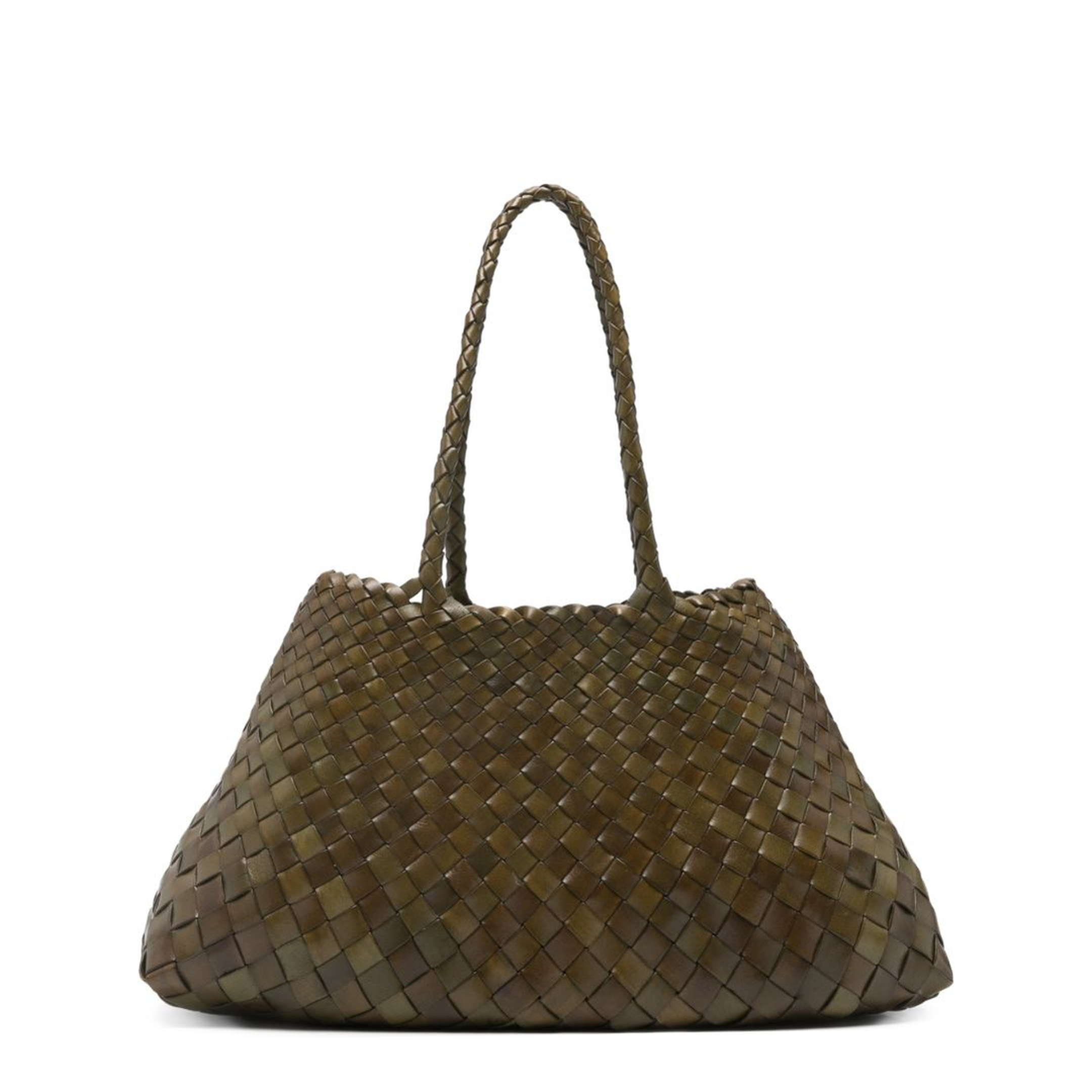 MAYFEYR - Dragon Diffusion - Big Santa Croce Interwoven Tote Bag - DGS68892KAKI