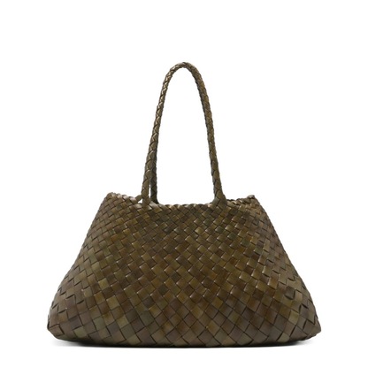 MAYFEYR - Dragon Diffusion - Big Santa Croce Interwoven Tote Bag - DGS68892KAKI