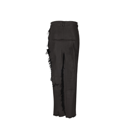 MAYFEYR - Rick Owens - Denim Sliced Skirt - DS01F4340SDBK09