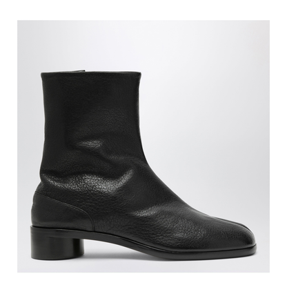 MAYFEYR - Maison Margiela - Tabi Leather Ankle Boots In Black - S57WU0153P7805T8013