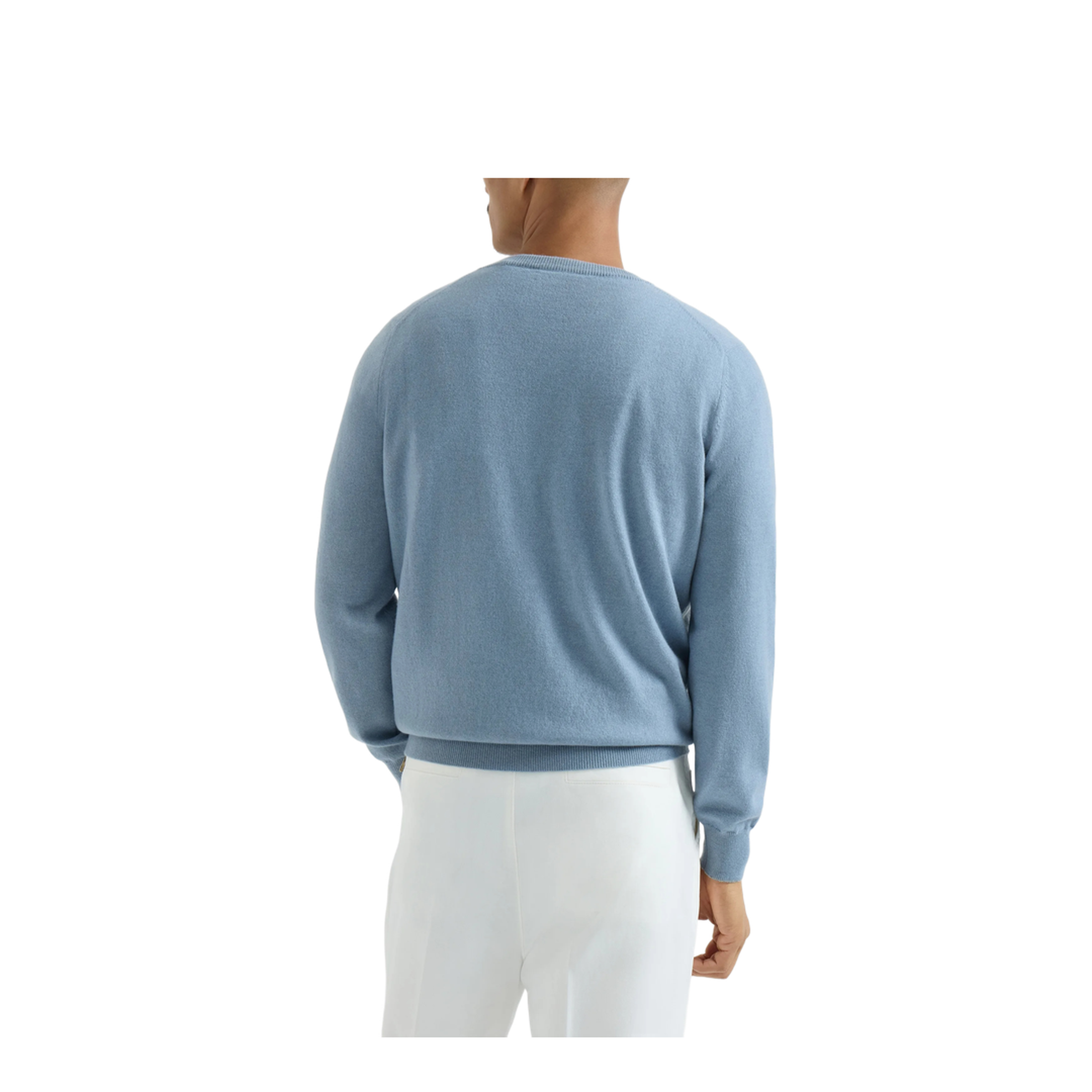 Crew-Neck Sweater Blue