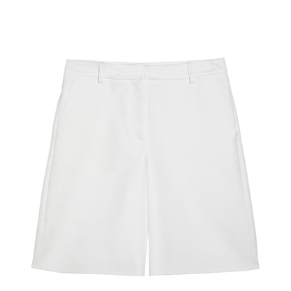 Bermuda White Cotton Blend