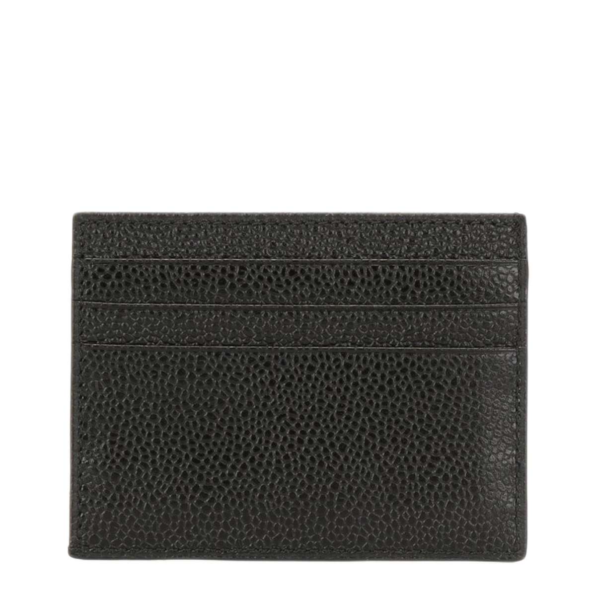 Pebble Grain Leather Single Card Holder