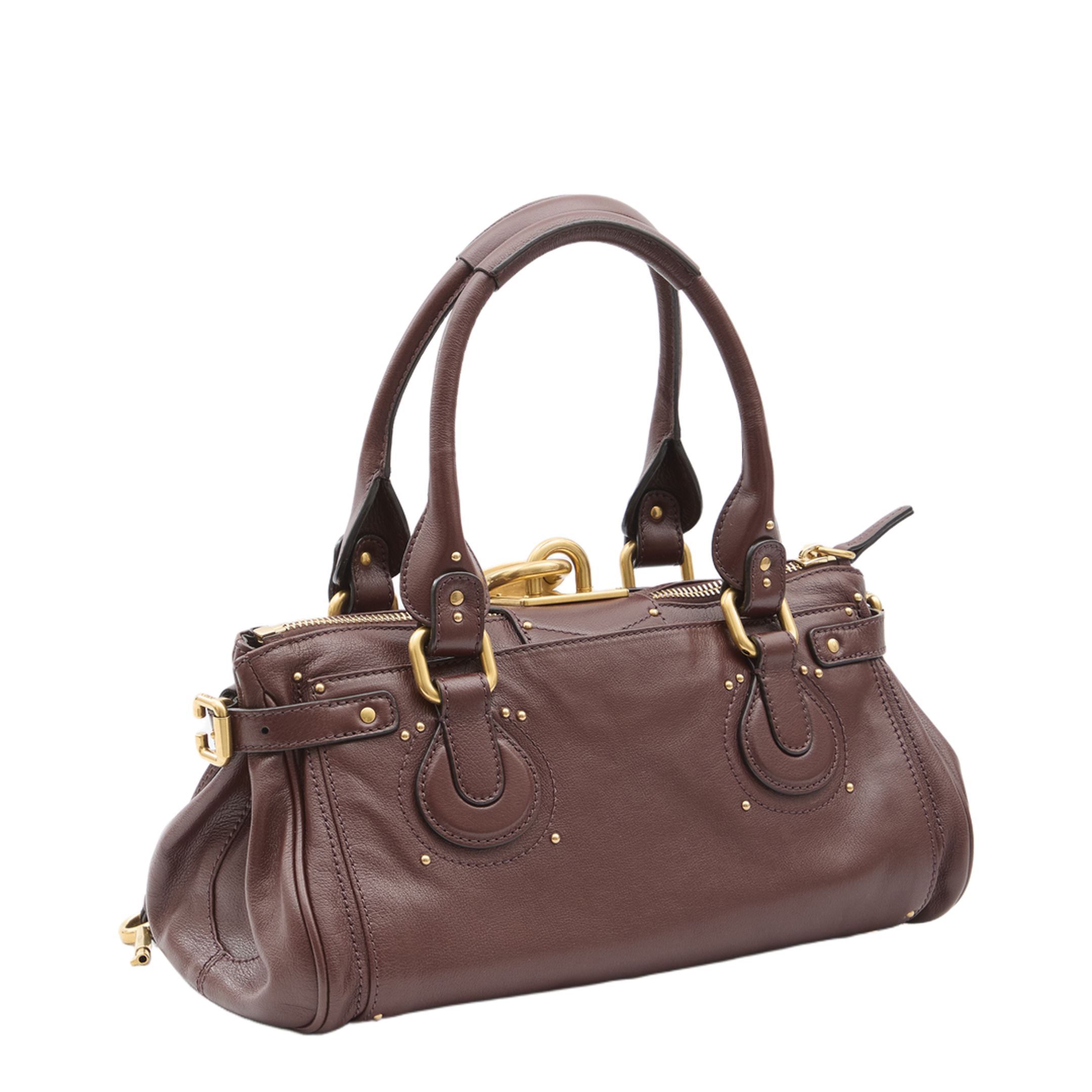 Paddington Bag in Garnet Leather