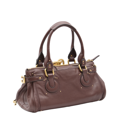 Paddington Bag in Garnet Leather