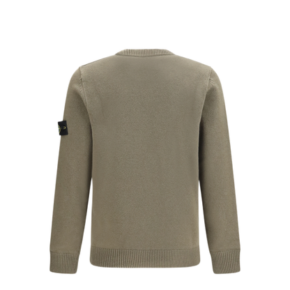 MAYFEYR - Stone Island - Crewneck Sweater With Logo Patch On Sleeve - L2S155100072S00A3V005G