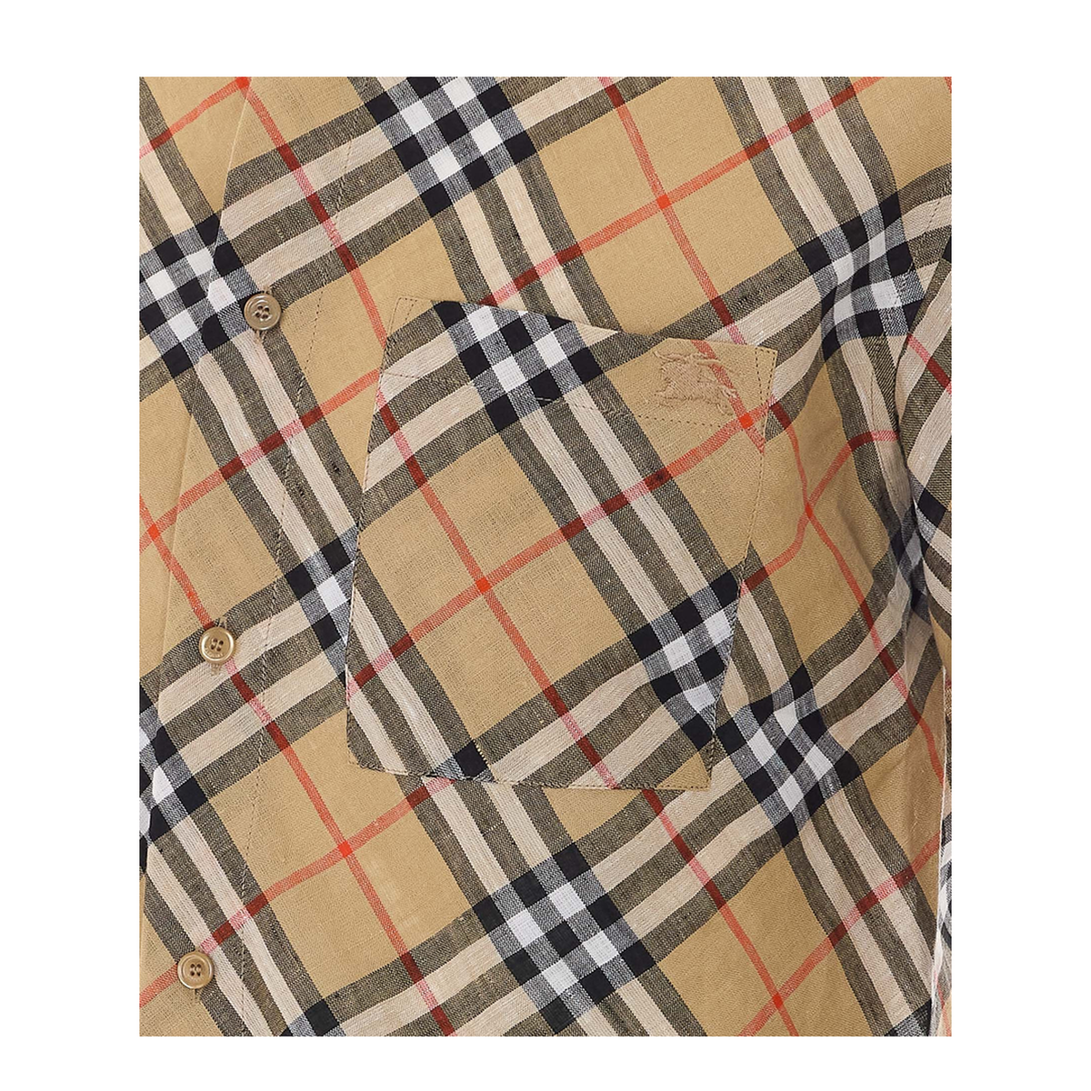 MAYFEYR - Burberry - Beige Roland Check Shirt - 8123684B9368