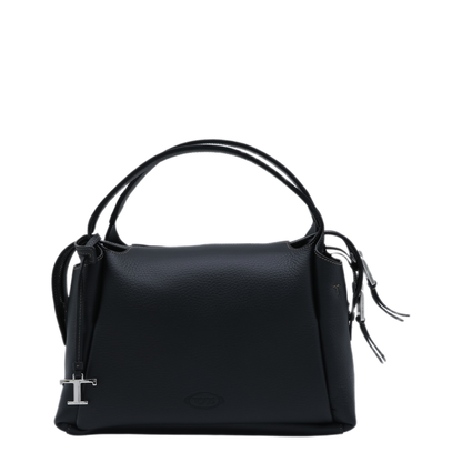 T Timeless Small Calfskin Handbag - Black