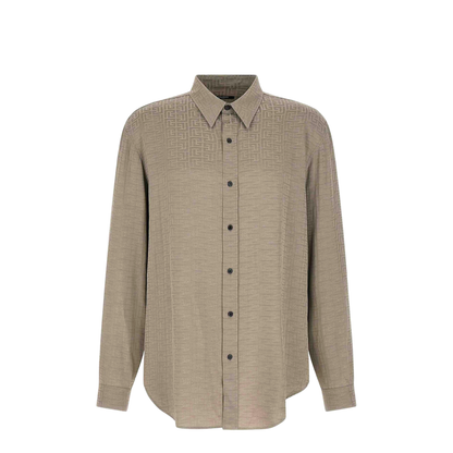 Jacquard Monogram Shirt Natural