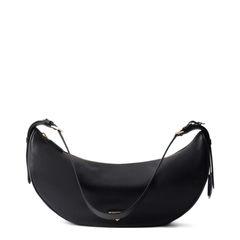 Medium Calf Leather Handbag - Black