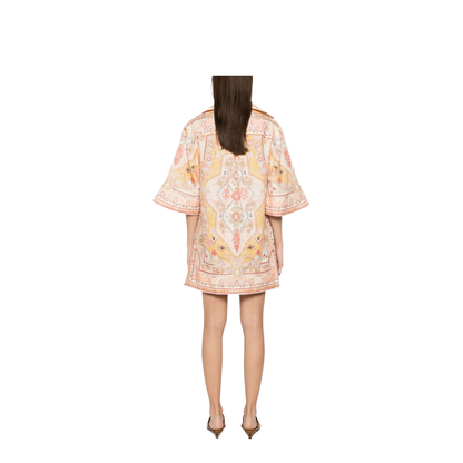 Printed Linen Tunic