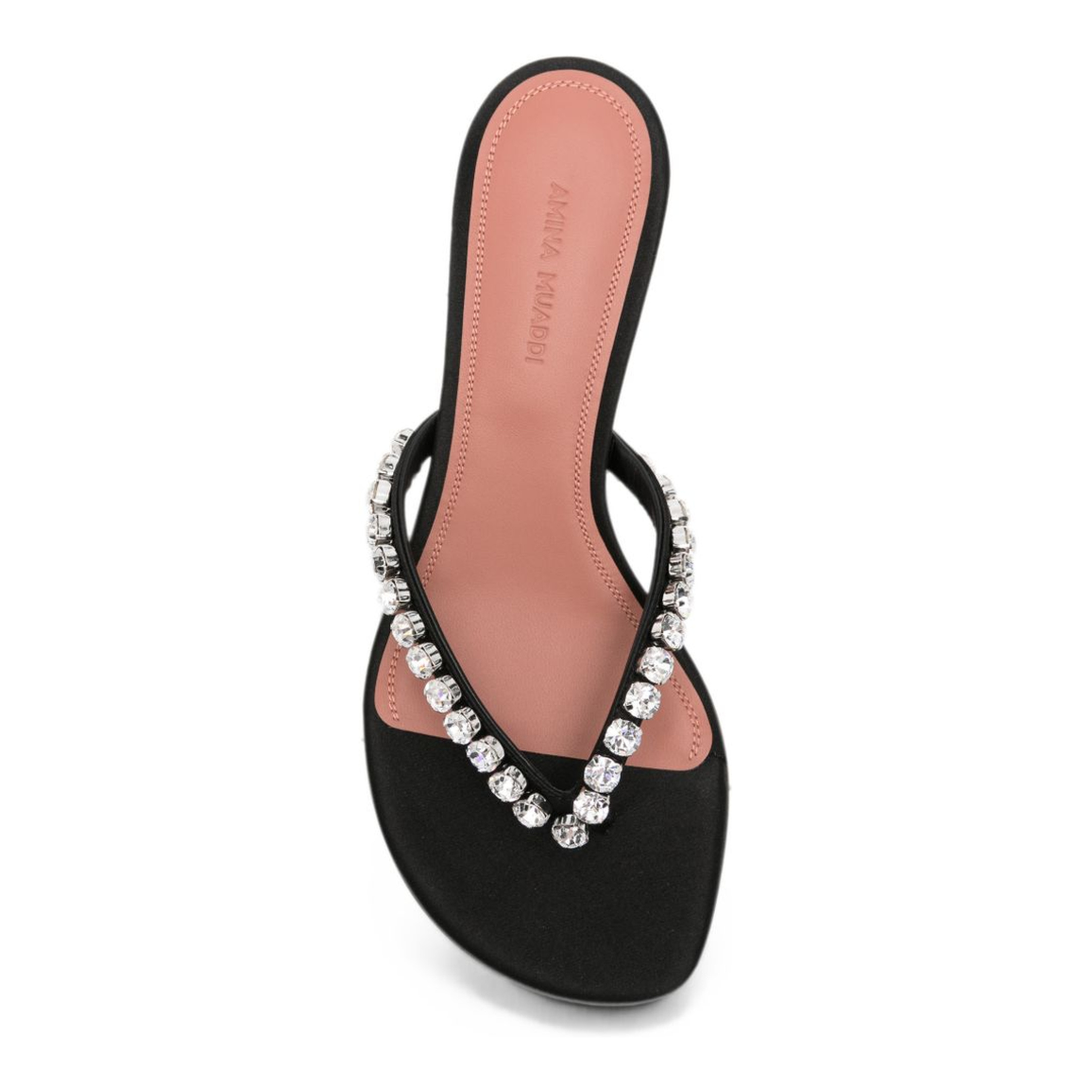 MAYFEYR - Amina Muaddi - Sandals Black - 17S366366GIGBLACKSATIN