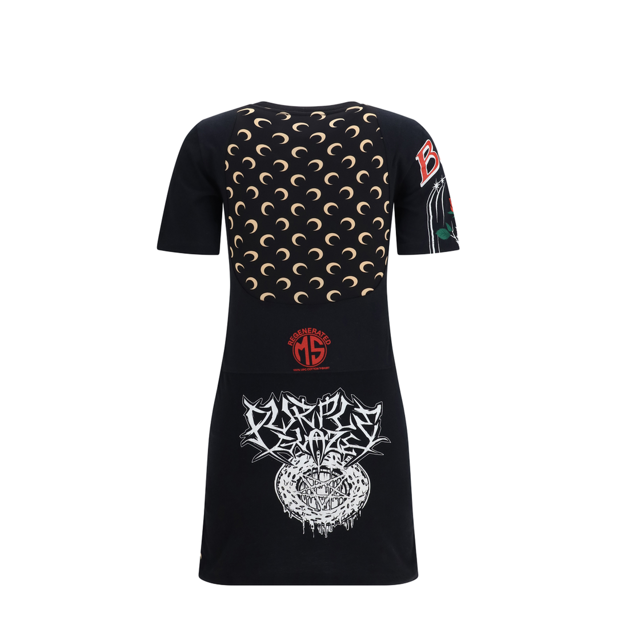 MAYFEYR - Marine Serre - Fitted Recycled Jersey Dress - WDR484AUJER0003