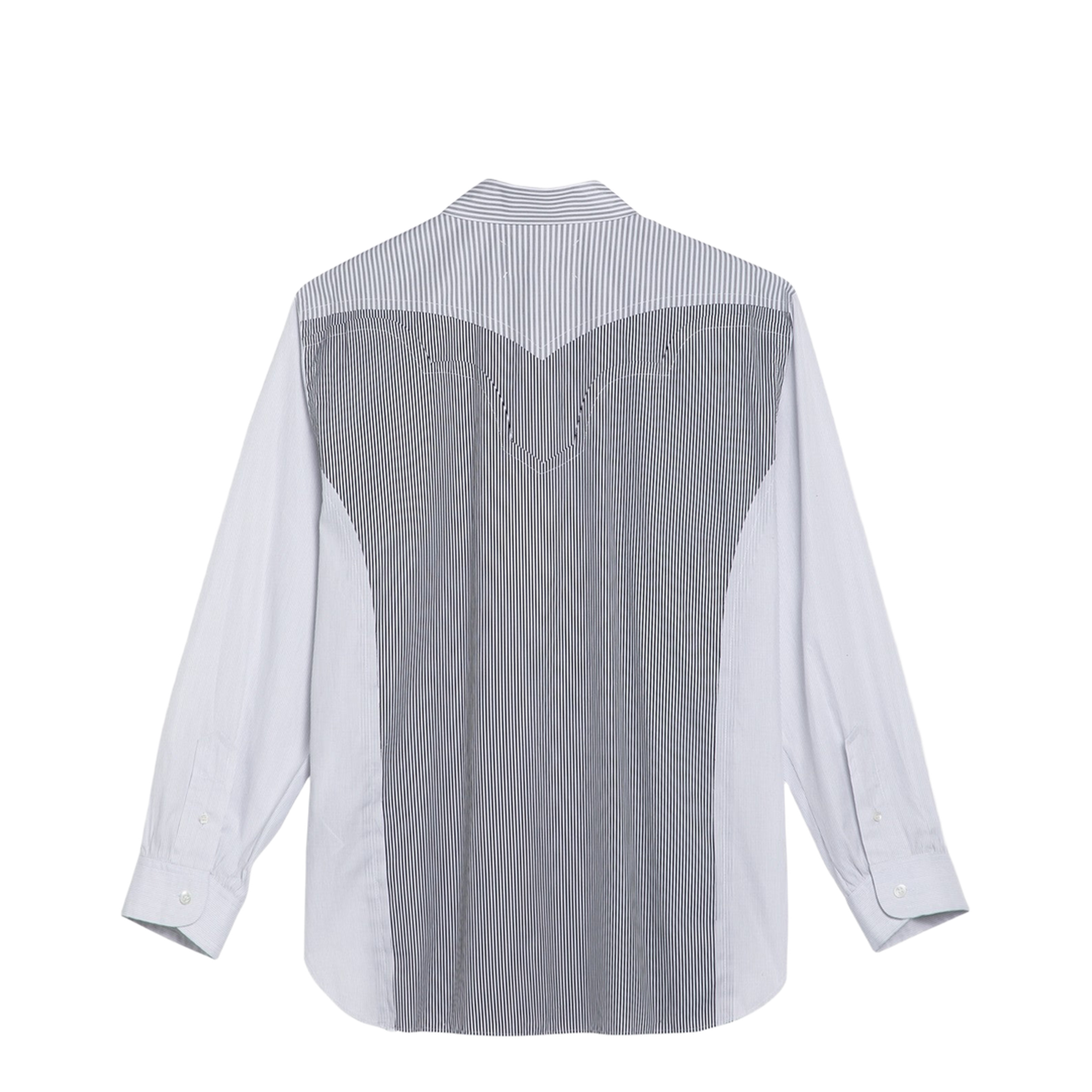 Striped Patchwork Shirt