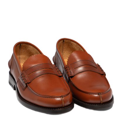 MAYFEYR - Saxone of Scotland - Arran Loafers - 140740REDWOOD