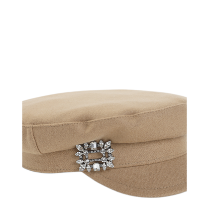 MAYFEYR - Roger Vivier - Broche Sailor Wool Hat - RQWH0140100580C805