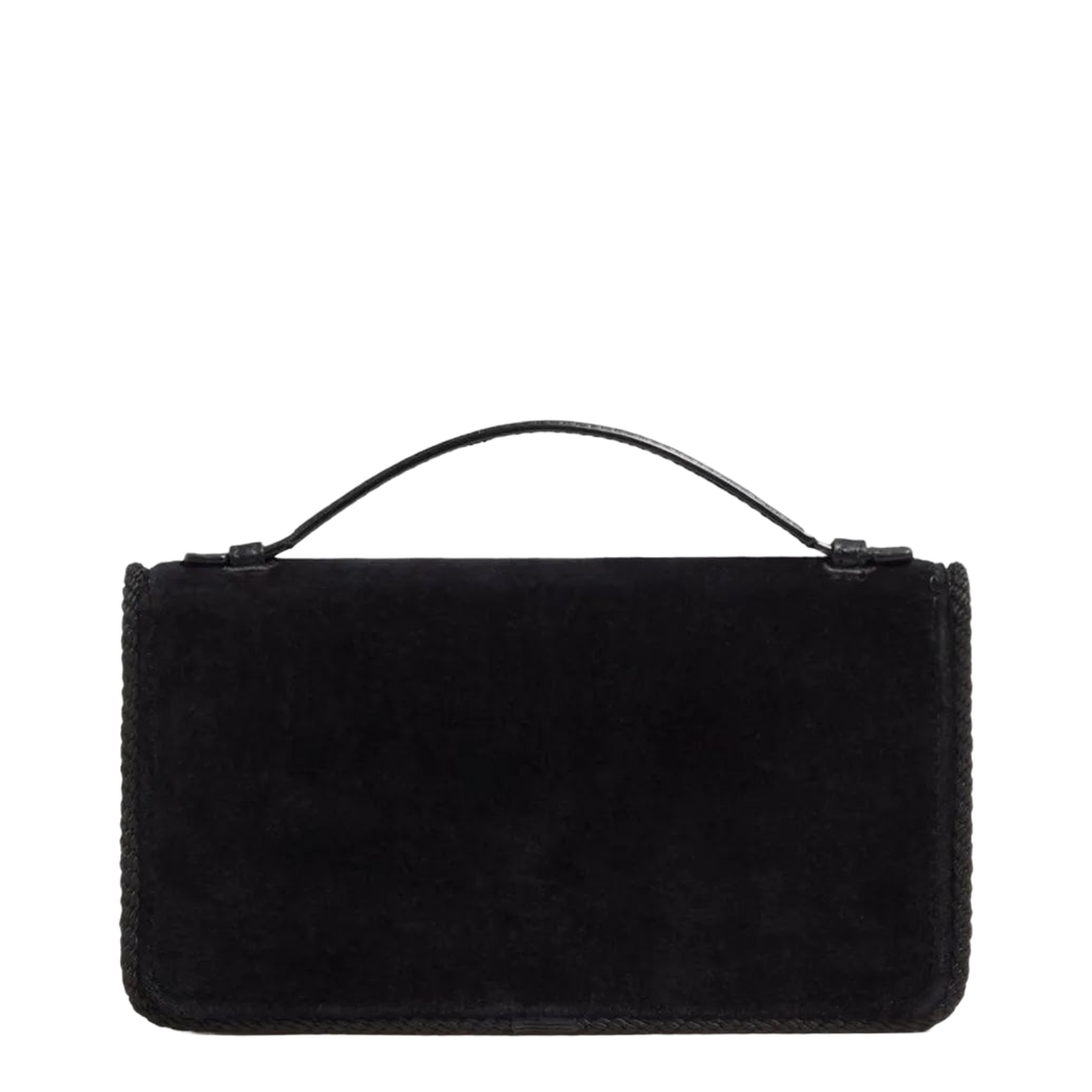 Black Velvet Bag with Logo