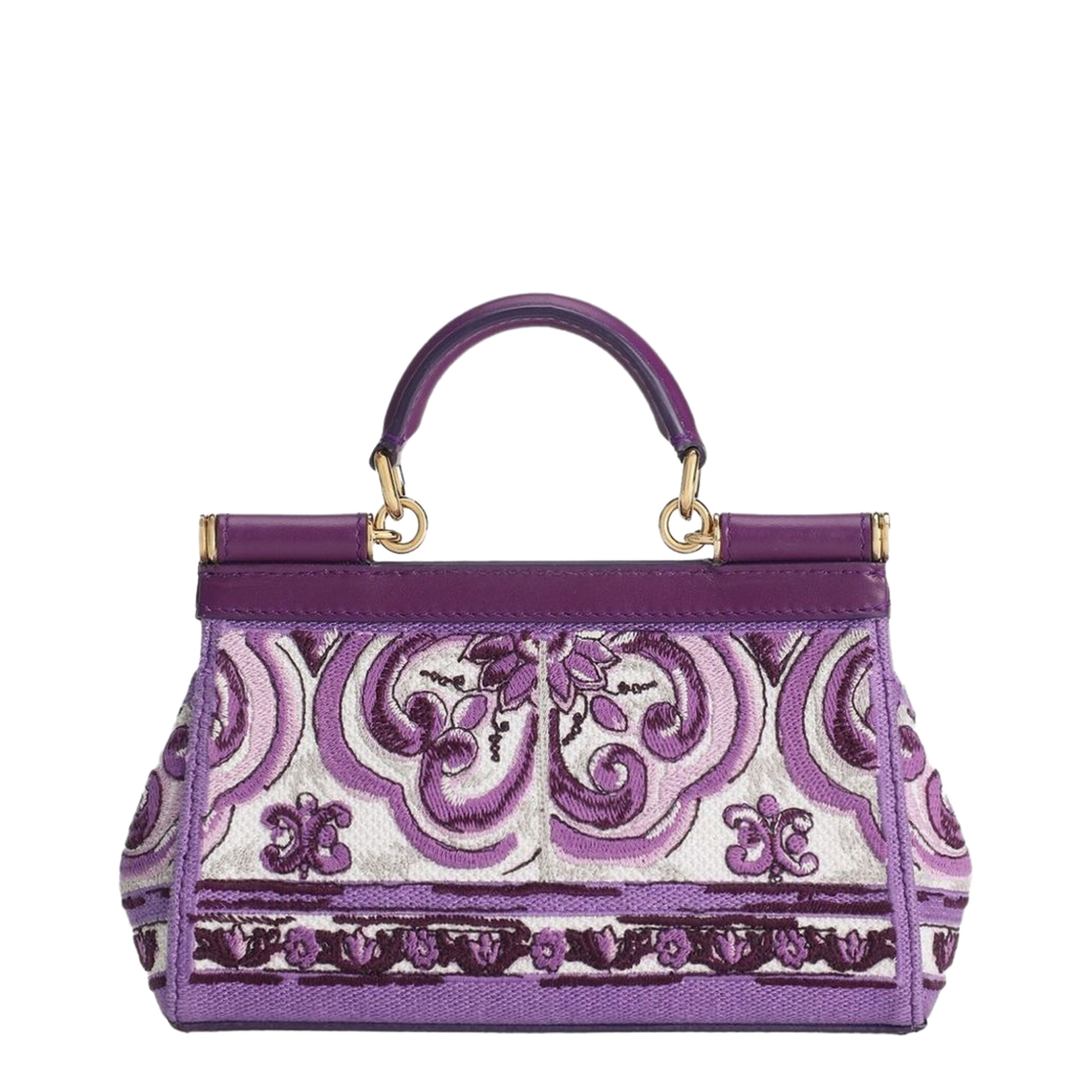 Small Sicily Handbag with Majolica Embroidery