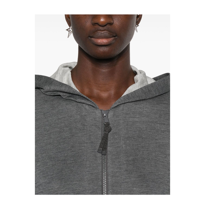 Cotton and Silk Blend Hoodie