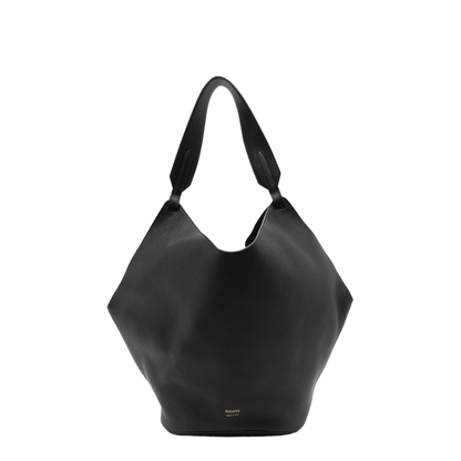 Lotus Medium Leather Shoulder Bag
