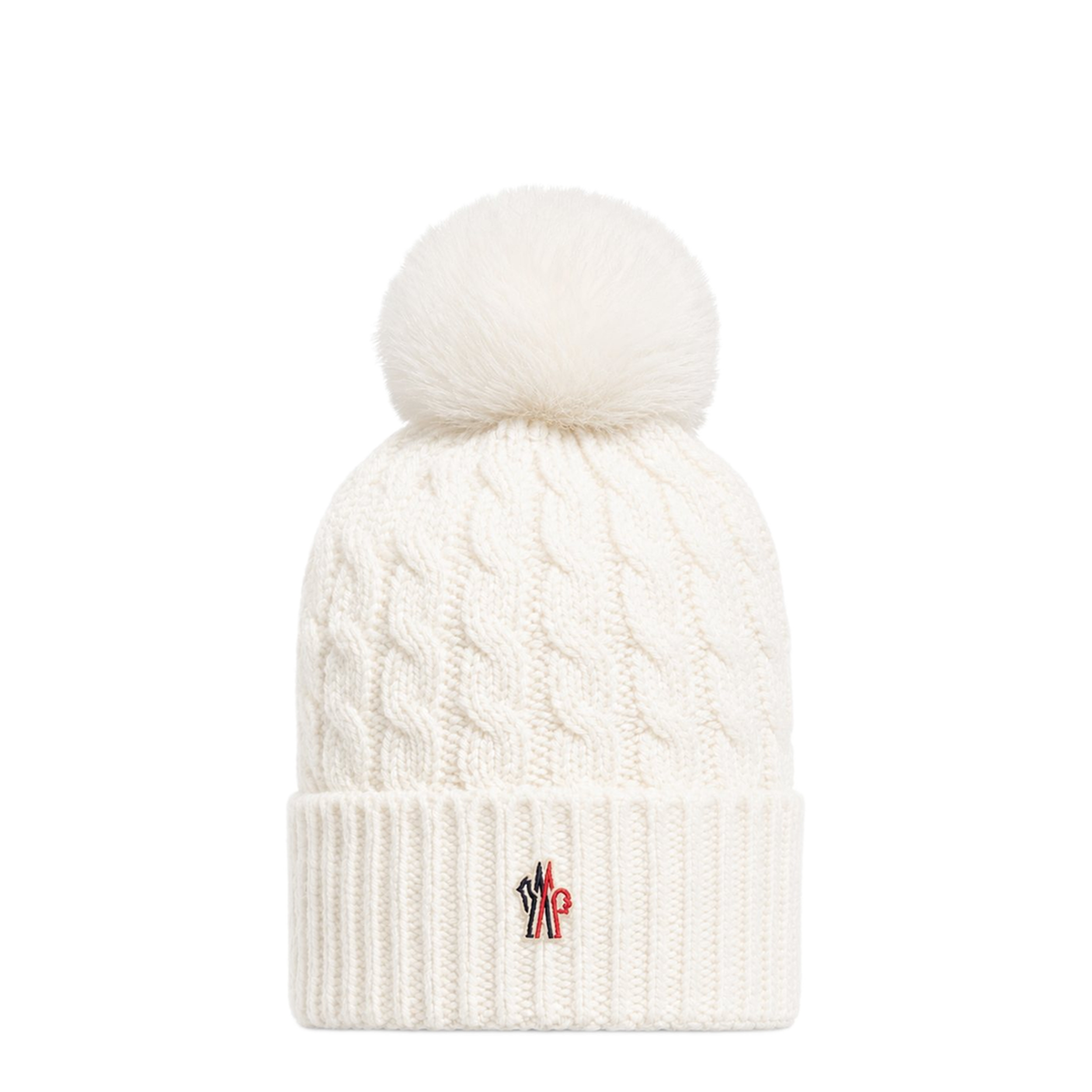 White Wool Beanie Hat