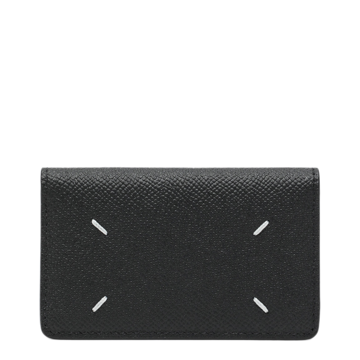 MAYFEYR - Maison Margiela - Black Four Stitches Card Holder - SA3VX0008P4745T8013