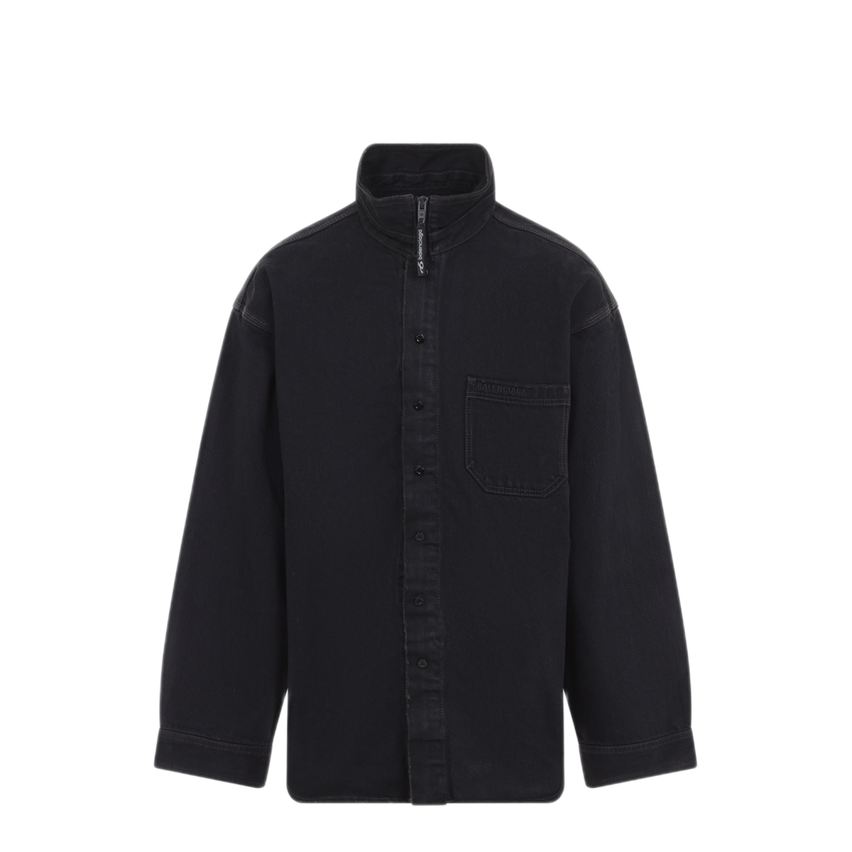 MAYFEYR - Balenciaga - Vintage Black Zip Up Shirt - 850059TBP478975