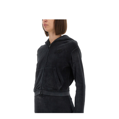 MAYFEYR - Alexander Wang - Cotton Terry Sweatshirt With Zipper - 4CC3252647011