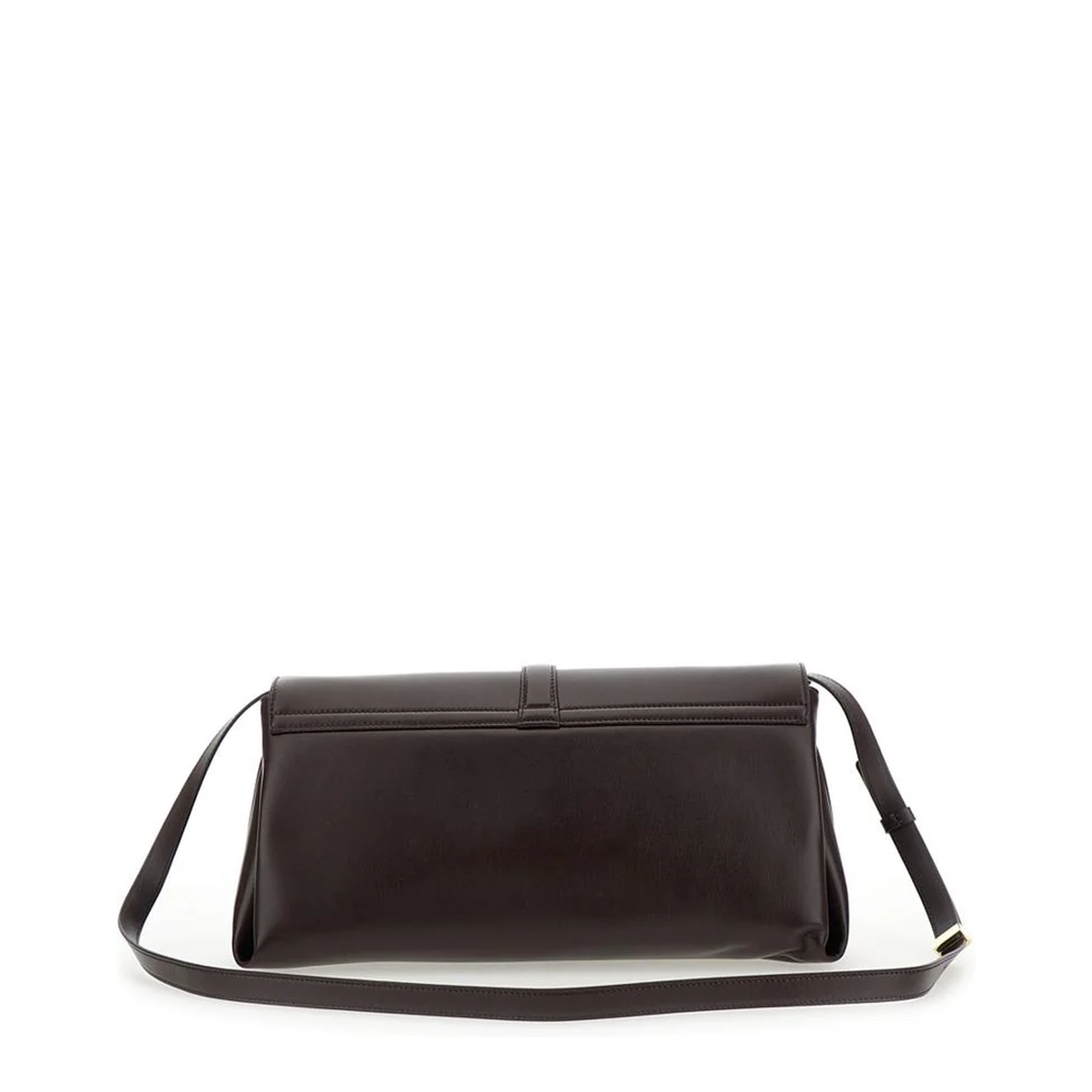 Bordeaux Crossbody Bag With Gancini Buckle Detail