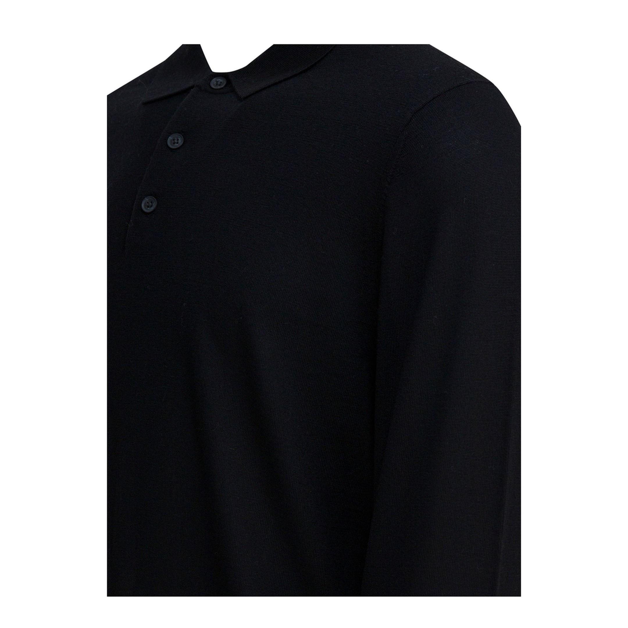 MAYFEYR - Vince - Merino Wool Polo Shirt - M05196453A001BLK