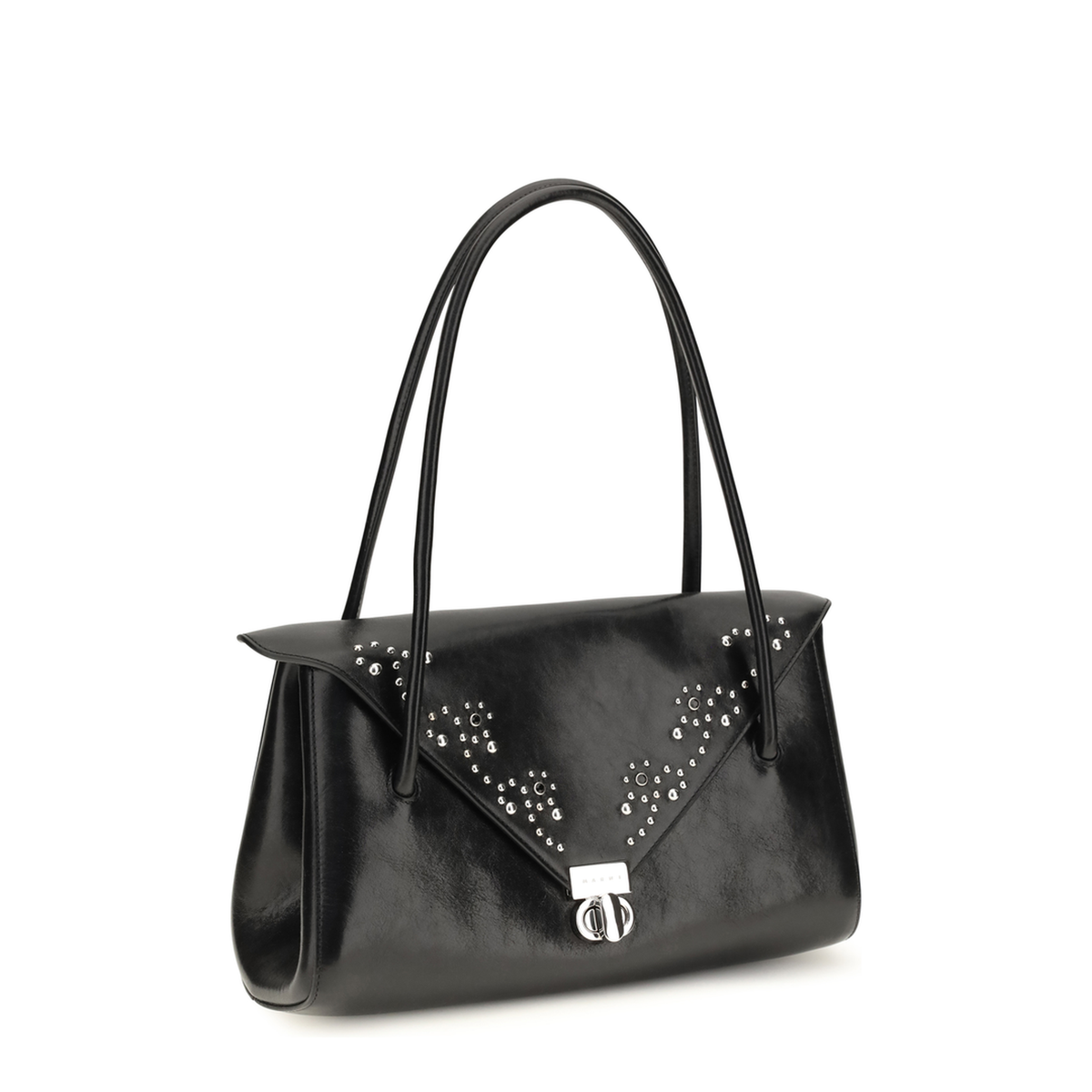 MAYFEYR - Marni - Milanetto Studded Leather Shoulder Bag - SBMP0288U3P891400N99
