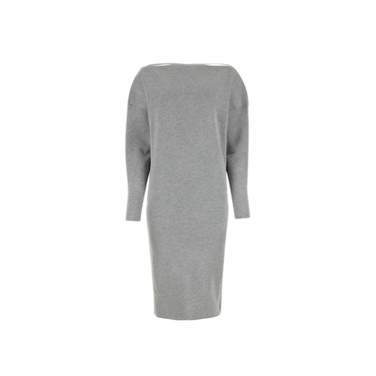 MAYFEYR - Gucci - Grey Stretch Wool Blend Dress - 784027XKD321264
