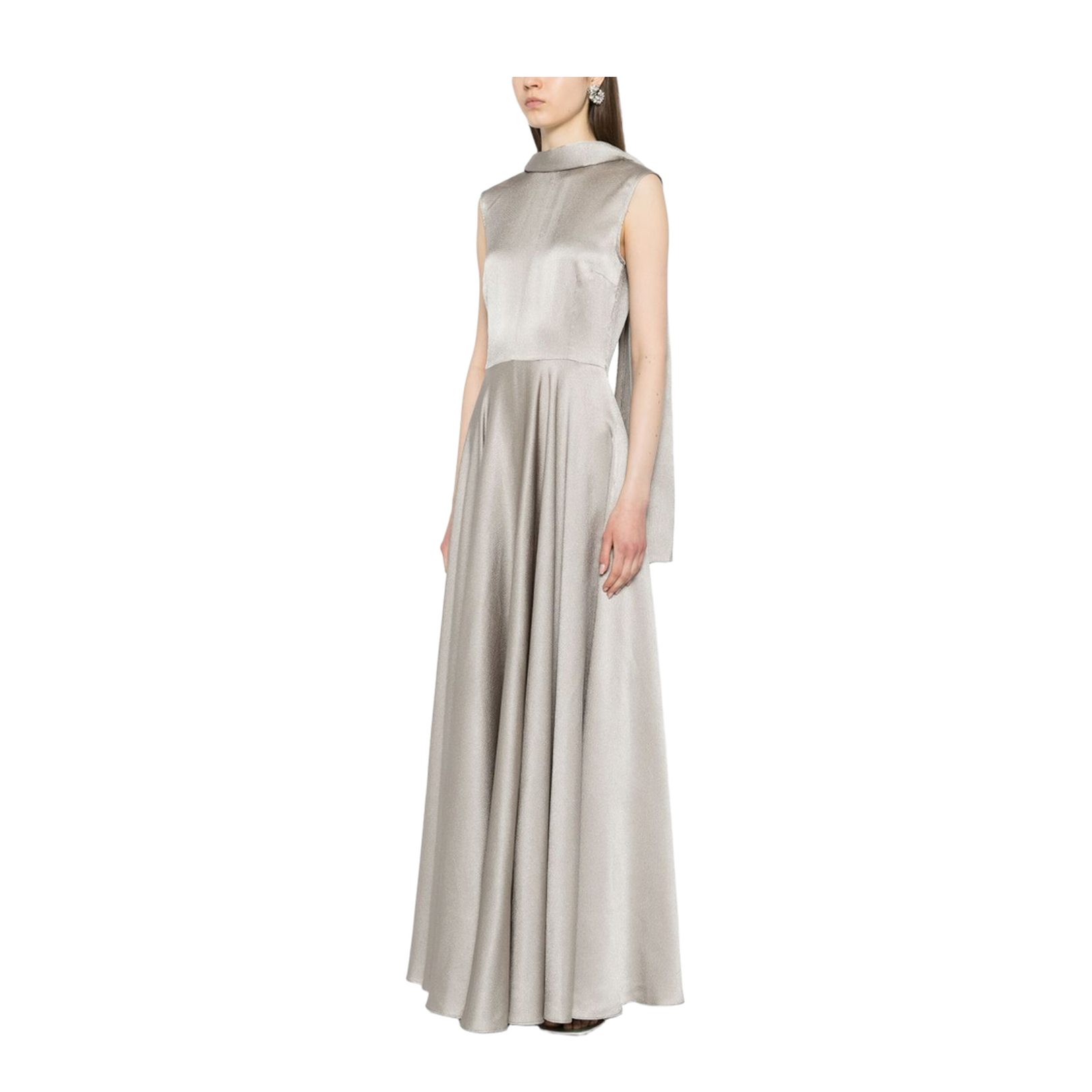 Emilia Maxi Dress in Ash Grey