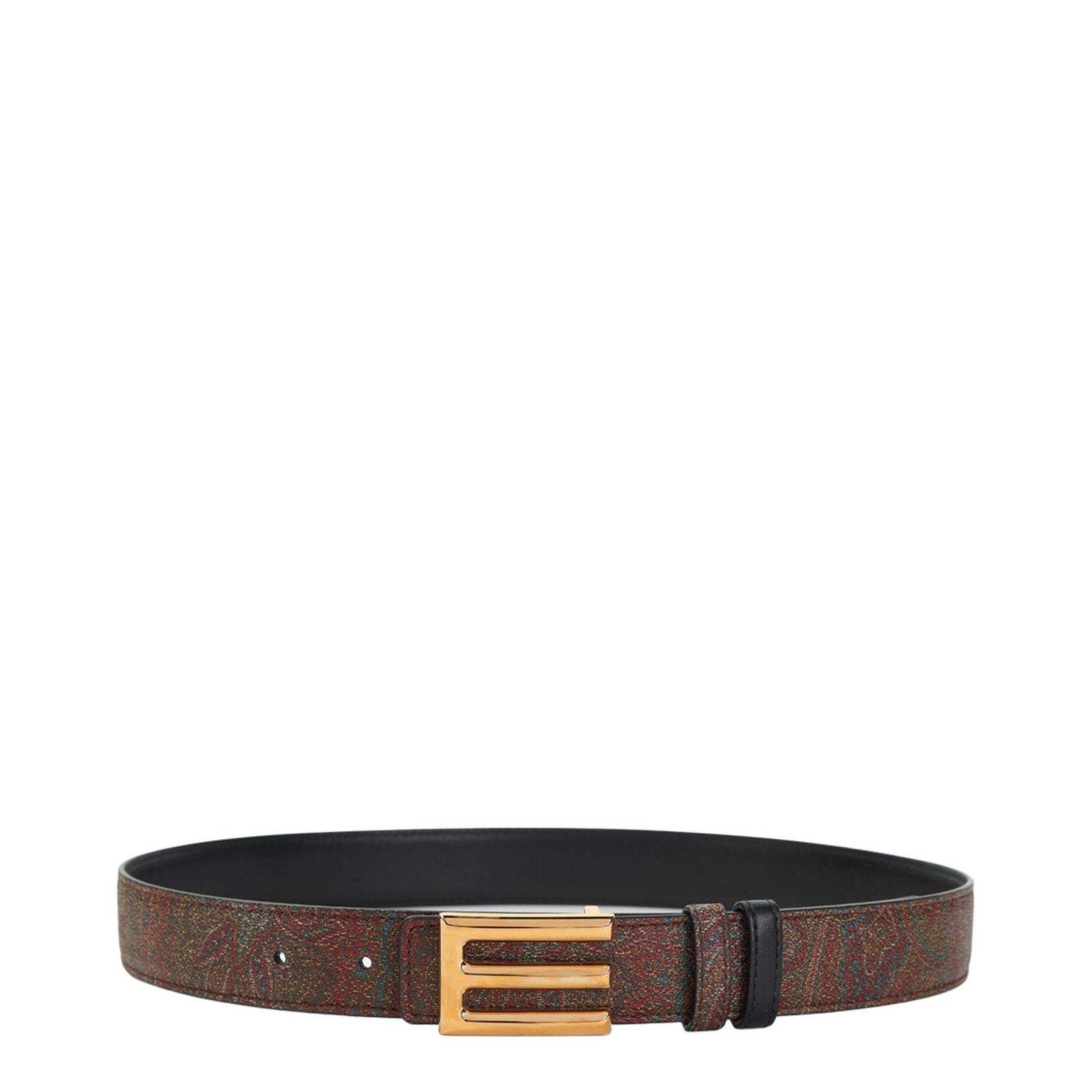Paisley Jacquard Belt with Buckle