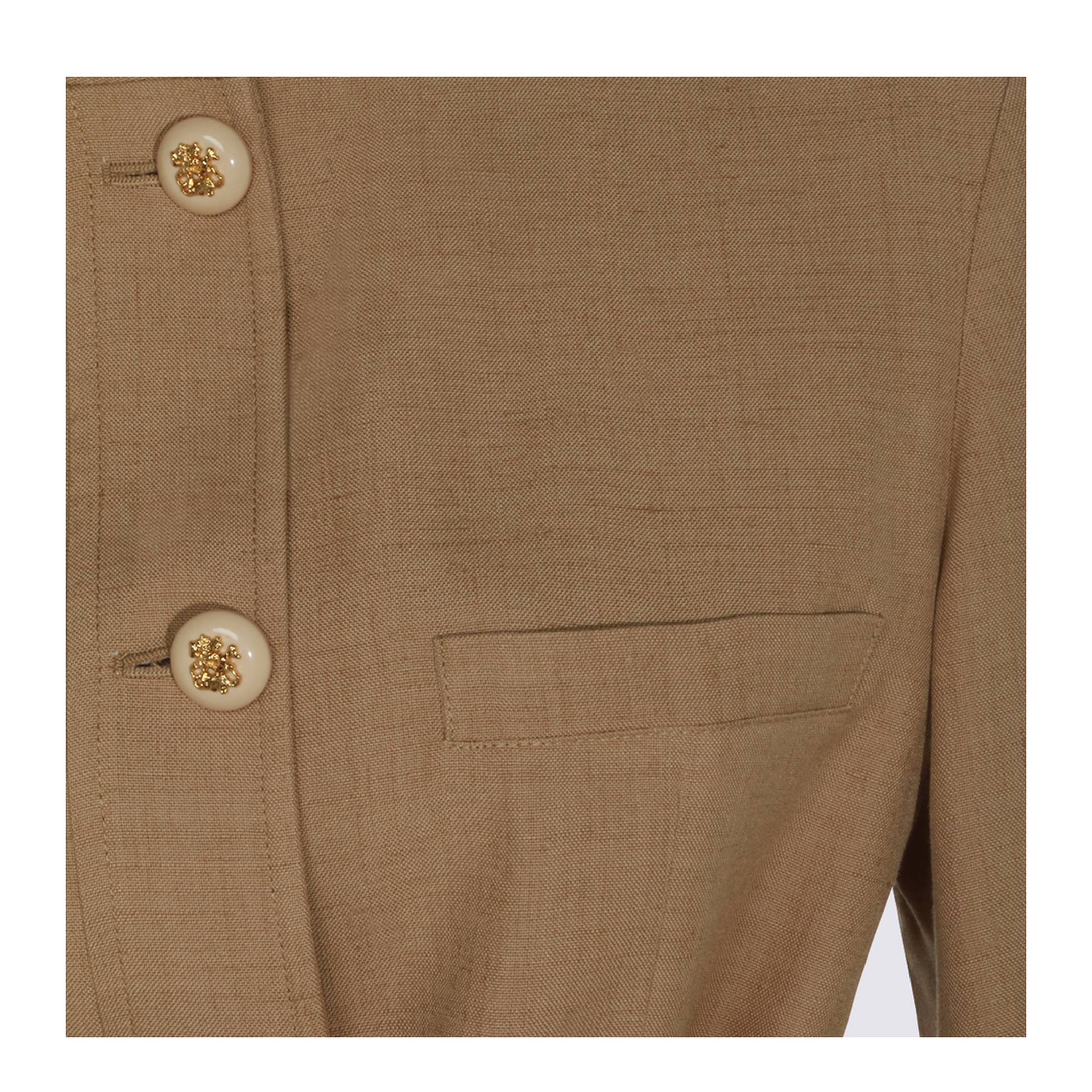 Caban Embroidered Logo Jacket